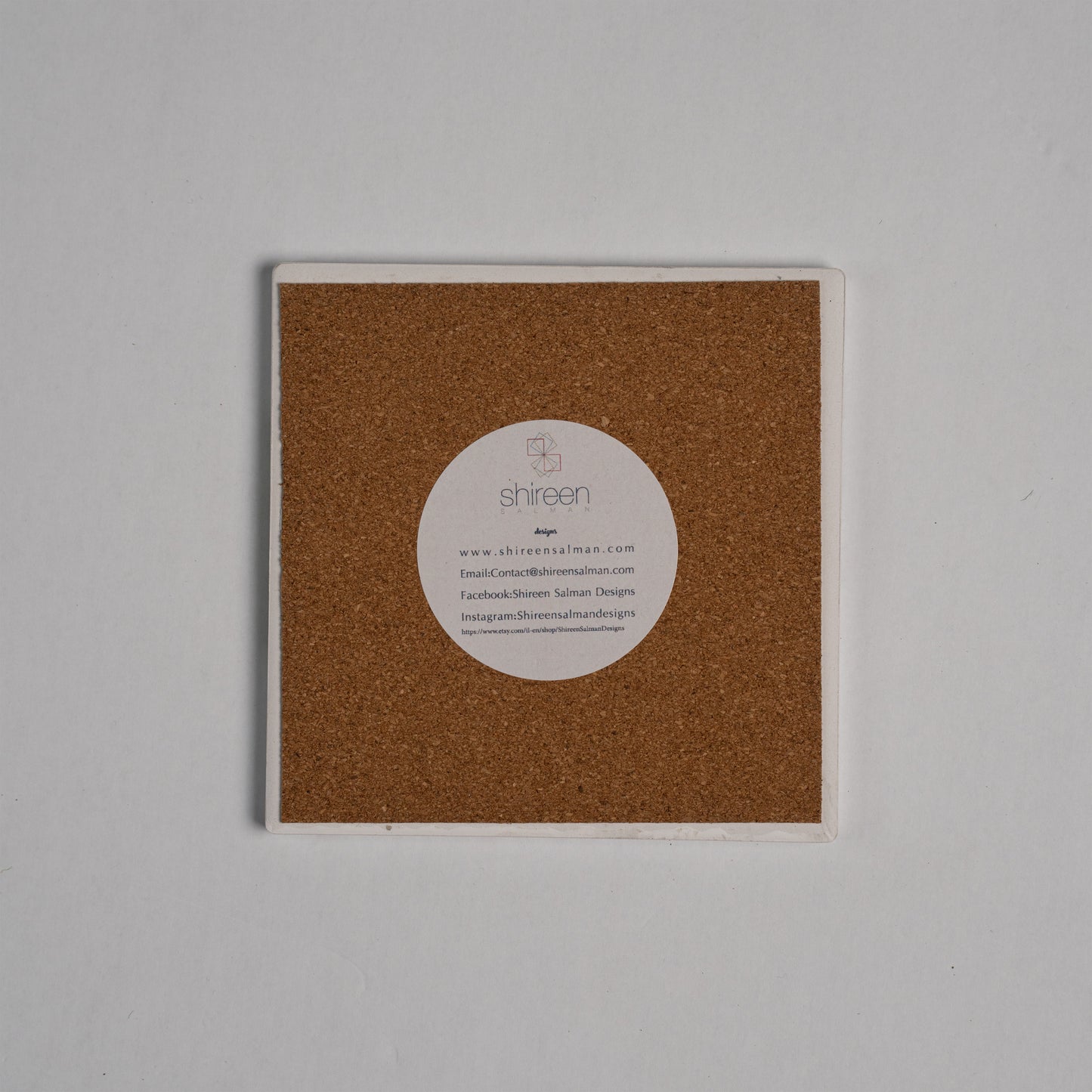 Jerusalem Ceramic Tile |Ceramic Coaster |Hot drink holder | Jerusalem View |PalestinianTraditional Clothes