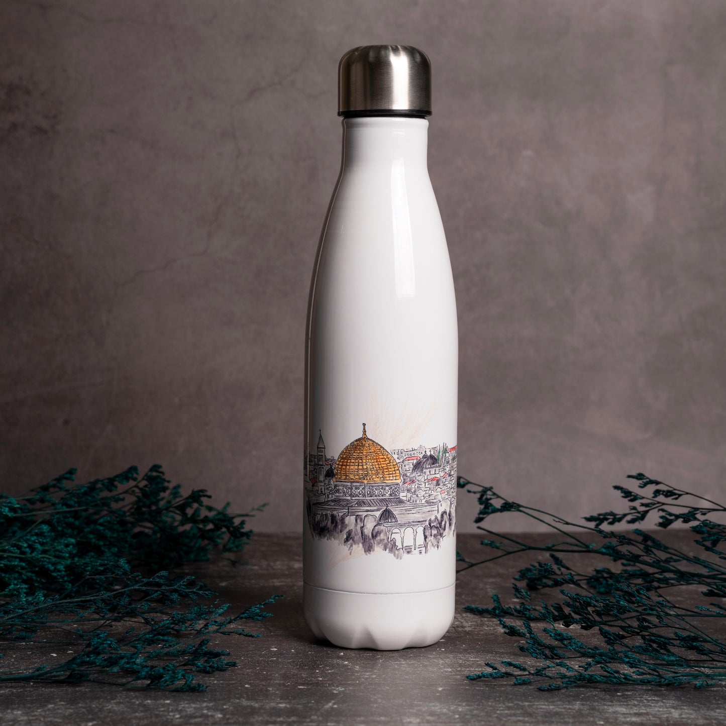 Jerusalem Bottle | Palestinian couples | travel bottle | drinking bottle | gift bottle |