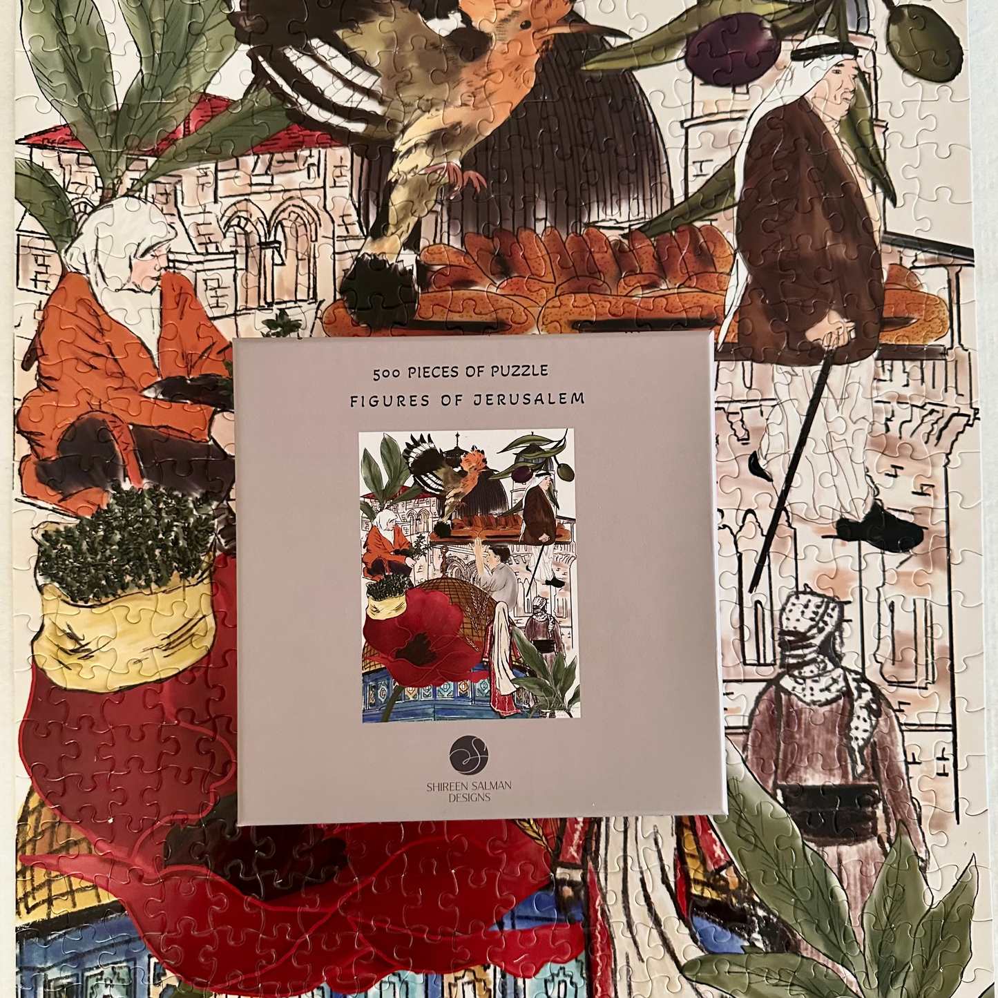 Figures Of Jerusalem Puzzle |500 pieces of Puzzle |symbols of Jerusalem |people of Jerusalem |Home Gaming