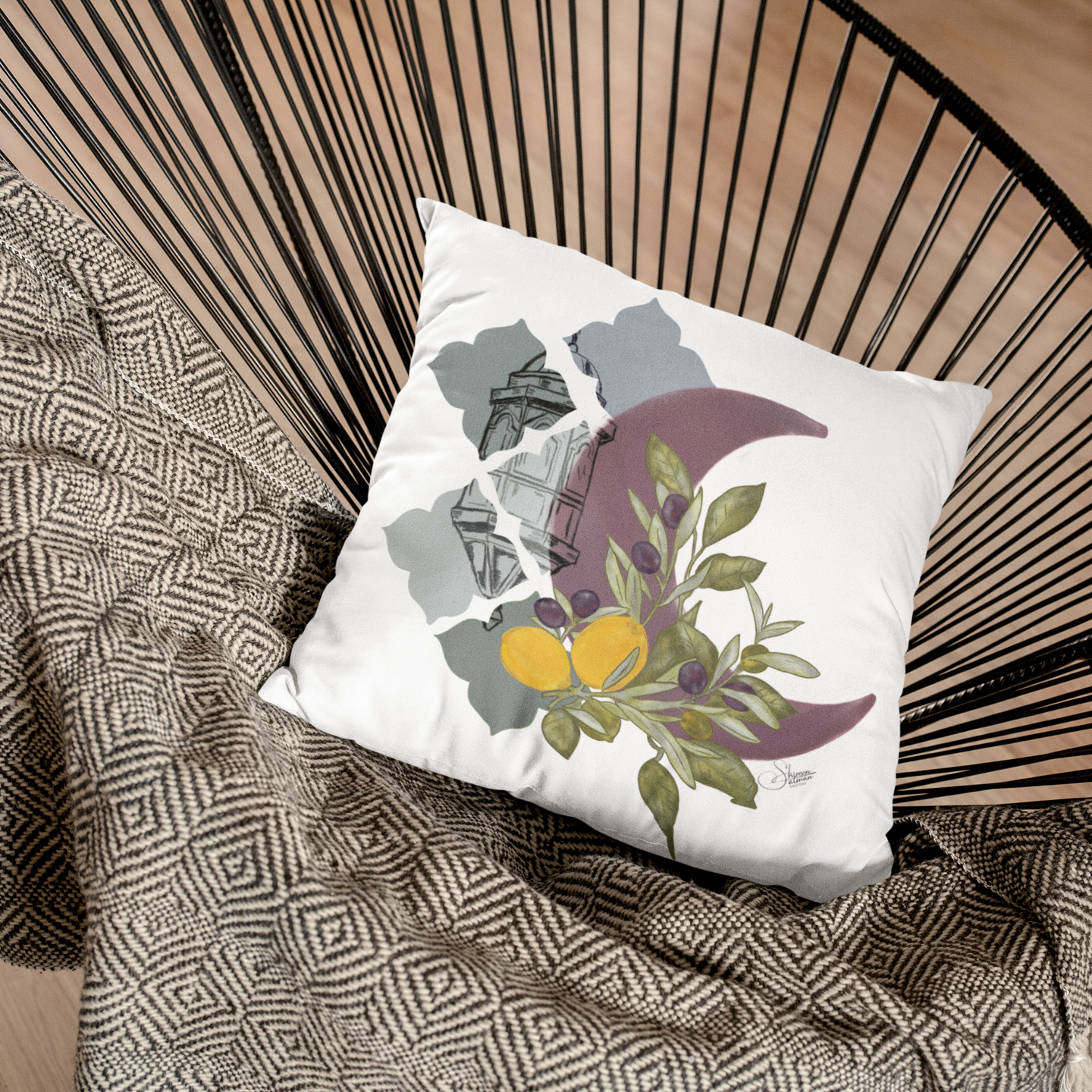 Ramadan Cushion |Ramadan Pillow |Home accessories |Ramadan Season decor|Saloon pillow