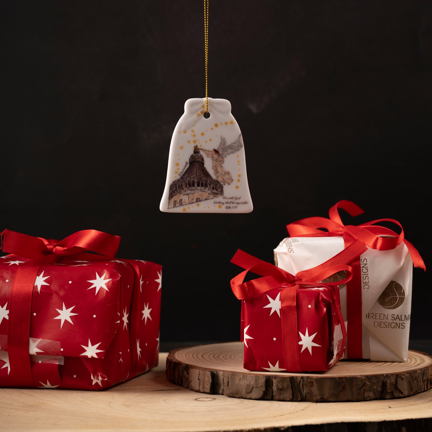 Nazareth Christmas Ornament |The Annunciation Church |Gabriel Angel| Christmas Nazareth decoration