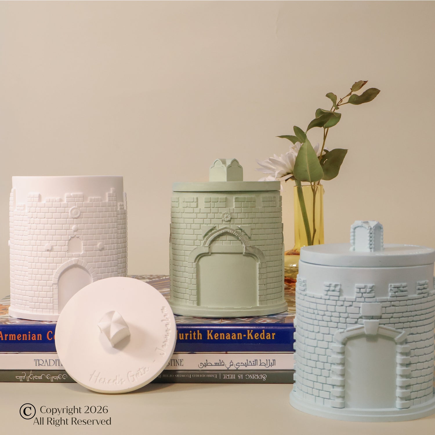 Gates of Jerusalem Candle Holder