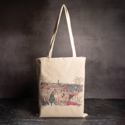 Old City of Jerusalem Tote-bag| Jerusalem Shopping | Shopping Bag |Souvenir  Bag| travel bag