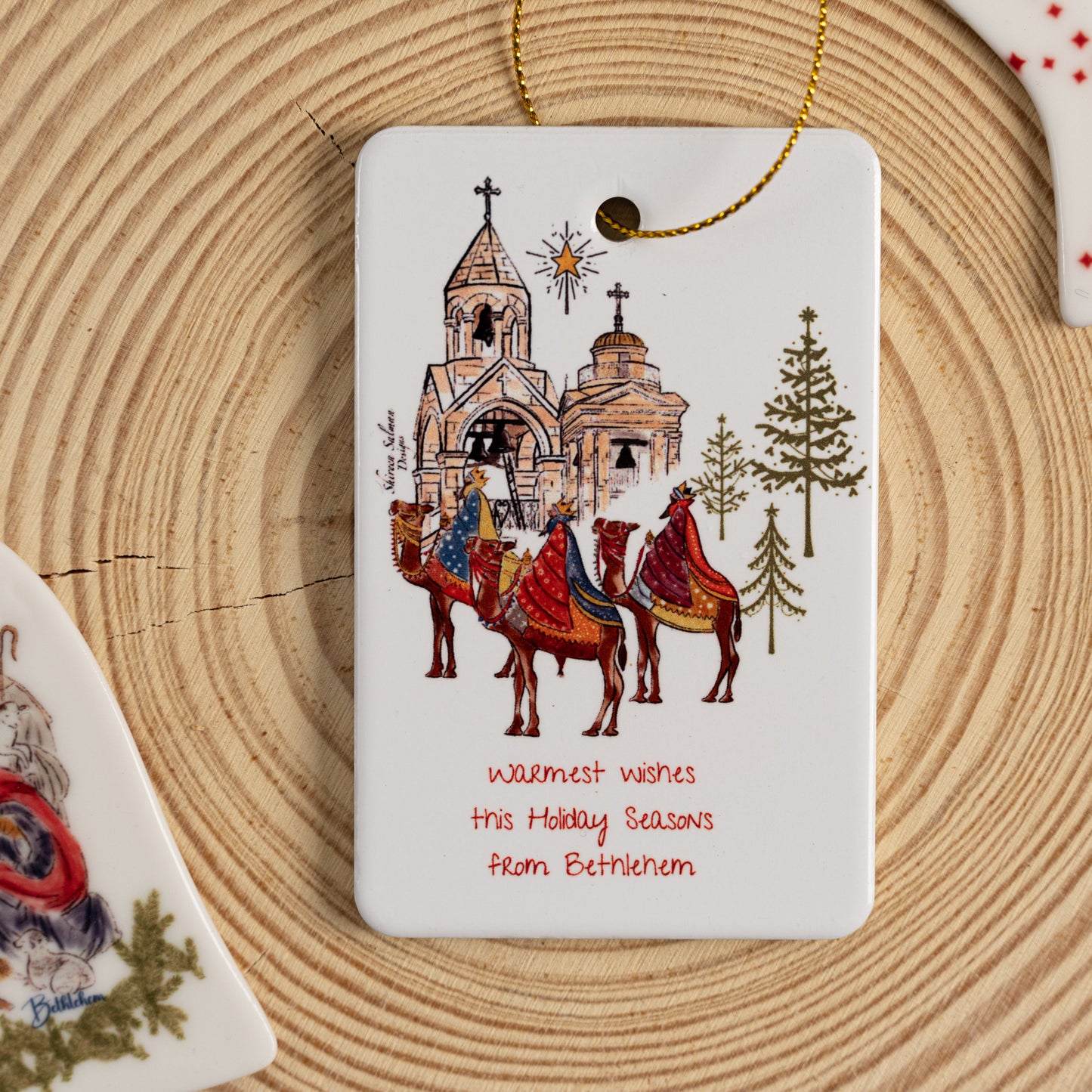 Bethlehem Ornament |Wisemen |Christmas Bethlehem |Nativity Church |Christmas deer |Arabian deer