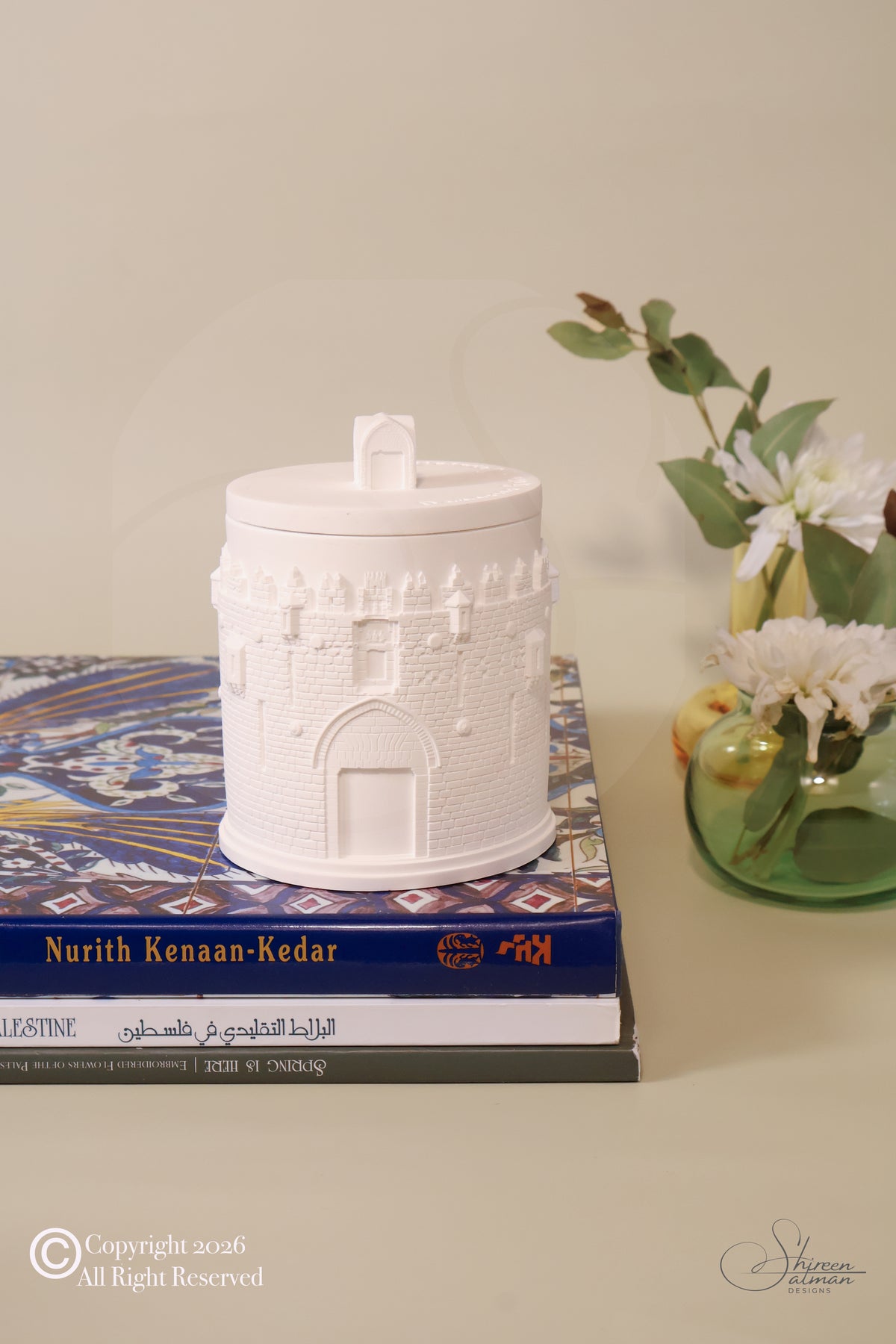 Damascus Gate |Candle Holder |Accessories |home style |homedecor |Jar | Gates of Jerusalem