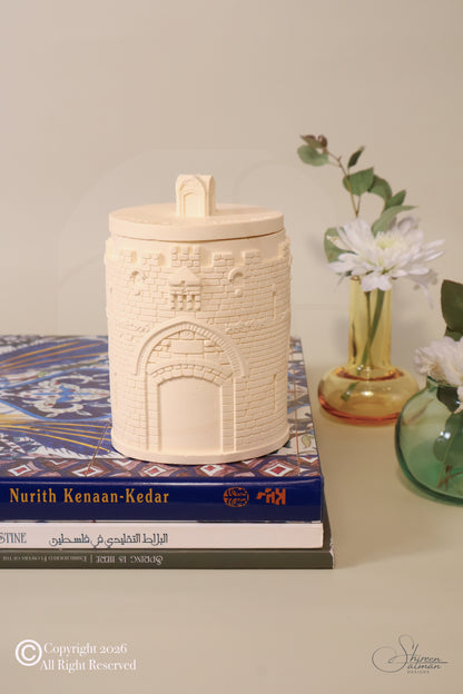 Lions Gate Jerusalem candle holder| home frangrance | home decor |home acessories |Old city
