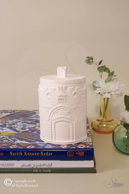 Lions Gate Jerusalem candle holder| home frangrance | home decor |home acessories |Old city