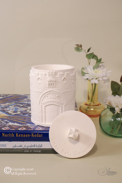 Lions Gate Jerusalem candle holder| home frangrance | home decor |home acessories |Old city