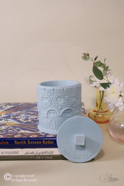 Golden Gate |Candle Holder |Jerusalem Gate |candle fragrance | home decor |home accesorise