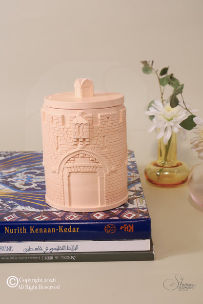 Jaffa Gate |Gates of Jerusalem |Candle Holder | Home decor | Home accessories |