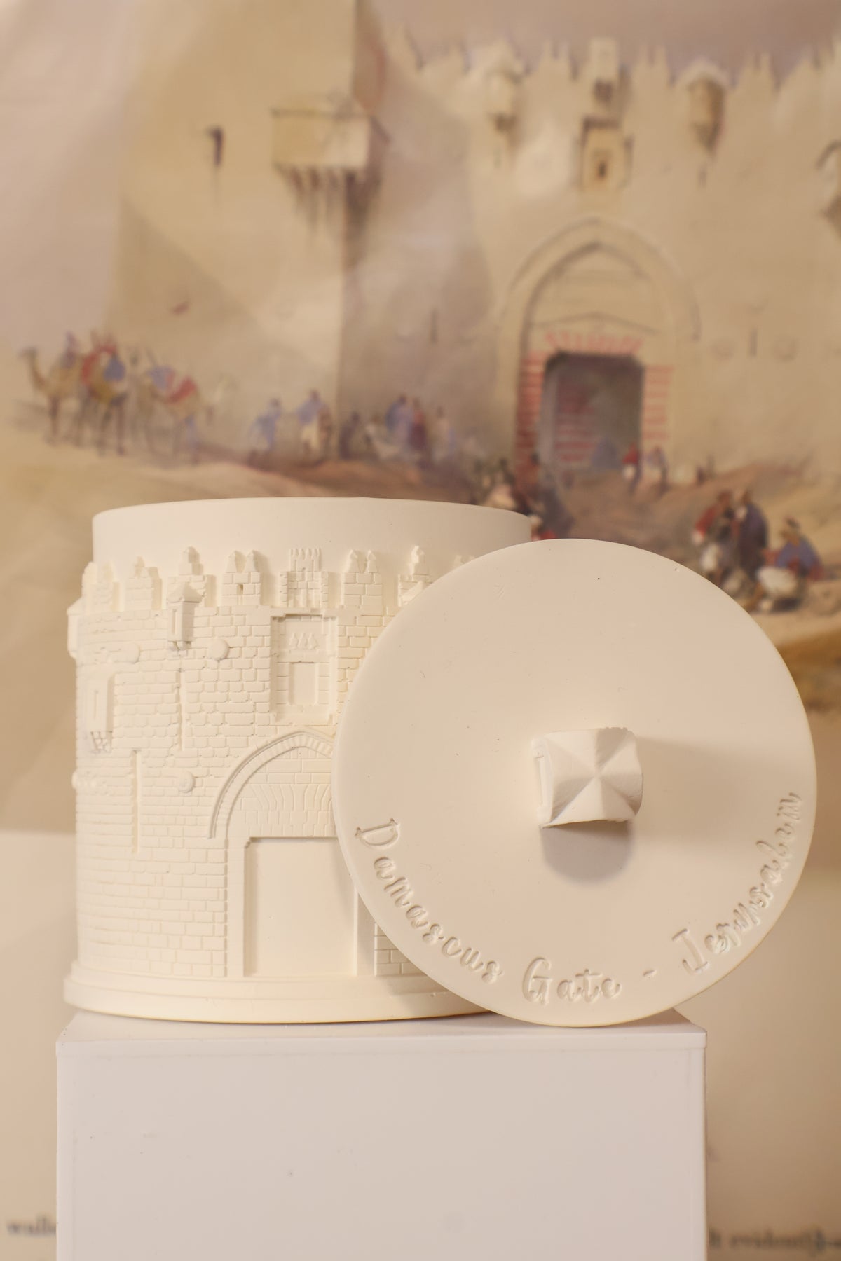 Damascus Gate |Candle Holder |Accessories |home style |homedecor |Jar | Gates of Jerusalem