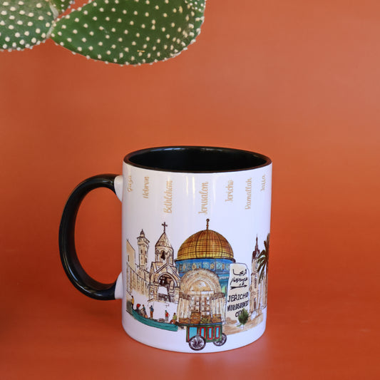 Cities Mug |Palestinian landmarks  Cities |drinking Mug |coffee Mug