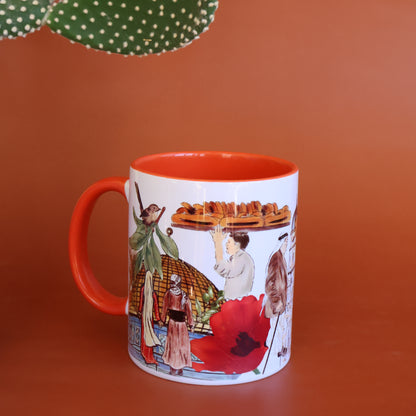 Figure Of Jerusalem Mug | People of Jerusalem |Drinking mug |Coffee mug |Tea mug