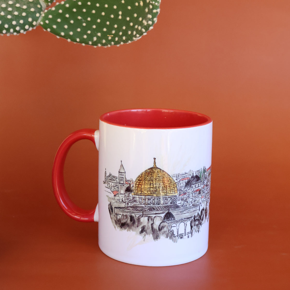 Walking Figures Mugs | Jerusalem Walk |drinking Mug | Coffee Mug |Kitchen Mug