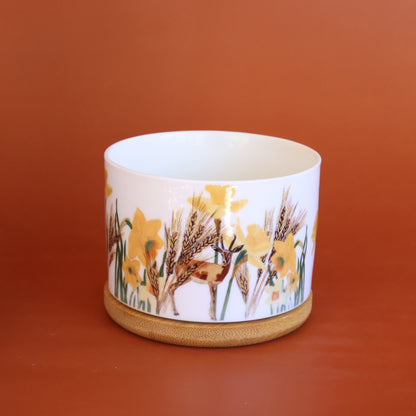 Wild Desert Plant Jar |Cactus jar |Small Plant | Deer of the desert |middle east desert |daffodils flower