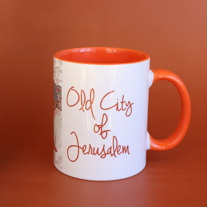 Old City of Jerusalem Mug |Jerusalem souvenir | Drinking Mug |Coffee Mug | Ceramic Mug