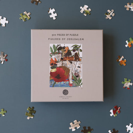 Figures Of Jerusalem Puzzle |500 pieces of Puzzle |symbols of Jerusalem |people of Jerusalem |Home Gaming