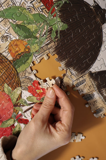 Cities Landmarks Puzzle of  1000 Pieces |Palestinian landmarks |Fun Game| home entertainment| Puzzle