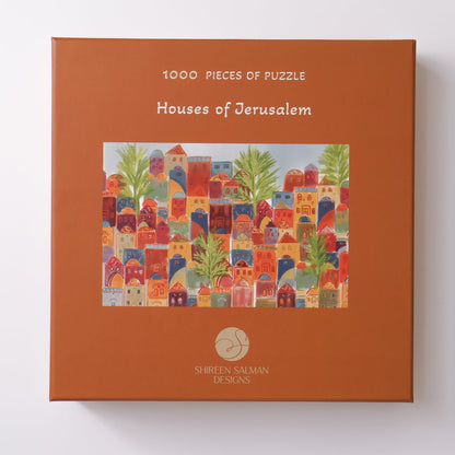 Old Houses Puzzle | colorful Puzzle  | 1000 Puzzle |home enterainment | home games | Old houses of  Jerusalem