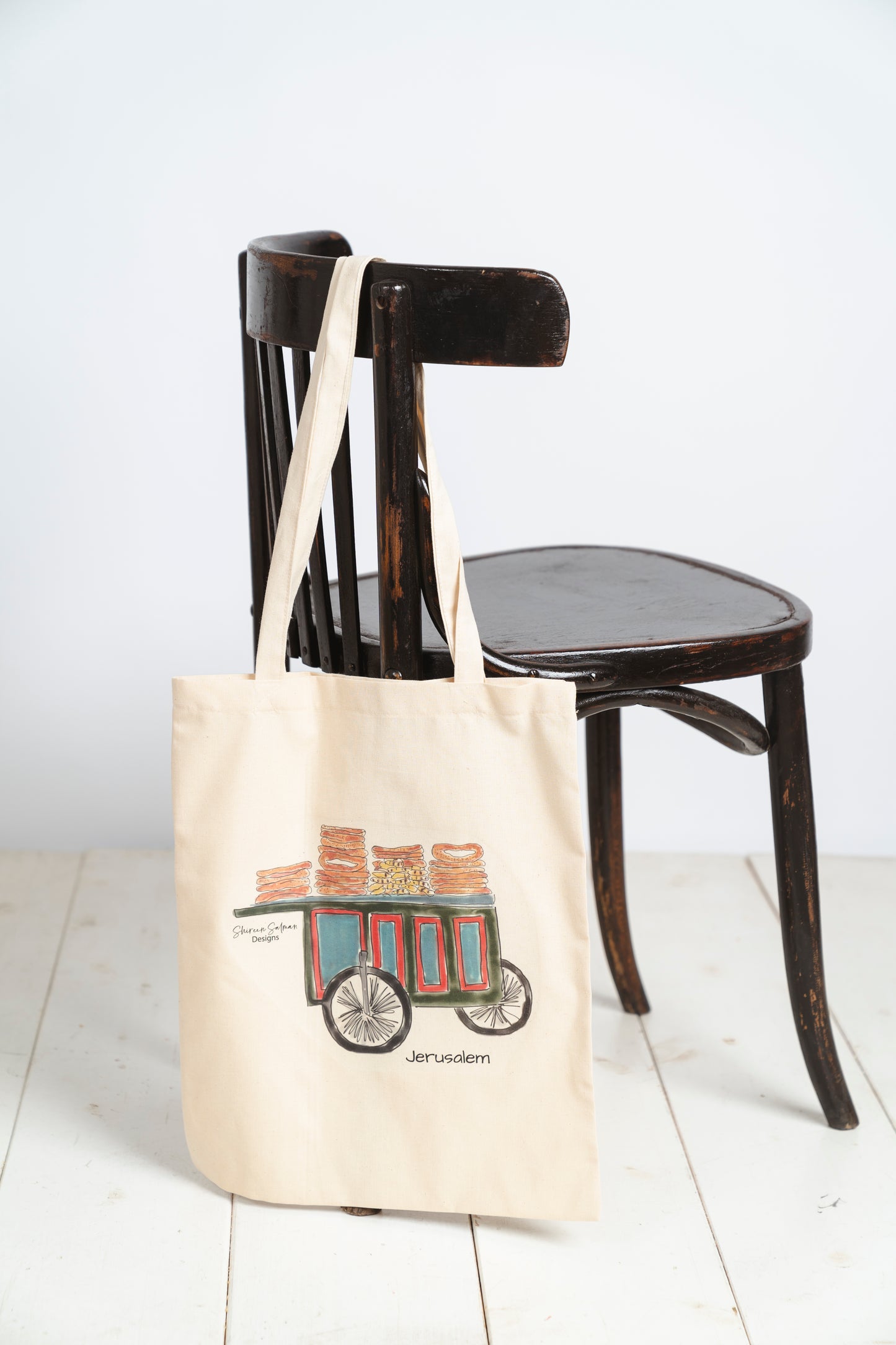 Jerusalem Trolley Tote bag| Shopping Bag |Jerusalem souvenir| Travel bag|gift travel | Jerusalem bag