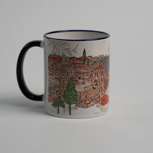 Old City of Jerusalem Mug |Jerusalem souvenir | Drinking Mug |Coffee Mug | Ceramic Mug