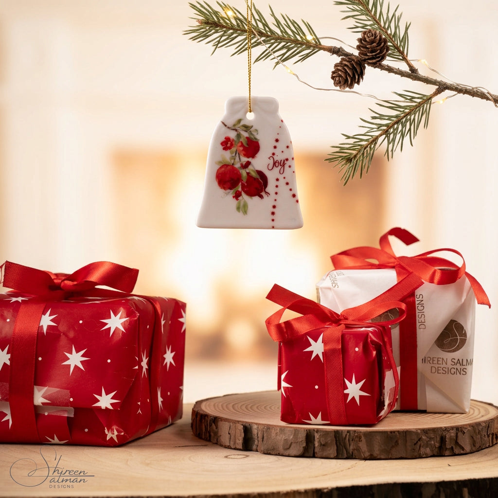 Joy Ornament |christmas ornament |Pomegranate decoration |Jerusalem decoration